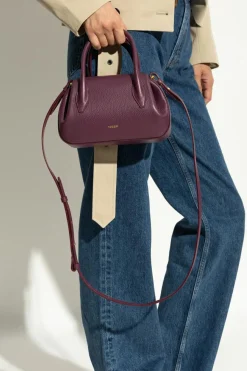 Yuzefi PURPLE Handbag "Oyster Mini Duffle"