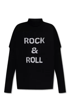 Zadig & Voltaire BLACK ‘Alma’ wool sweater