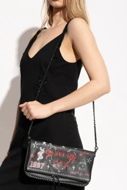 Zadig & Voltaire BLACK Clutch bag `Rock`