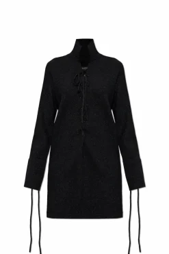 Zadig & Voltaire BLACK Dress with metallic thread