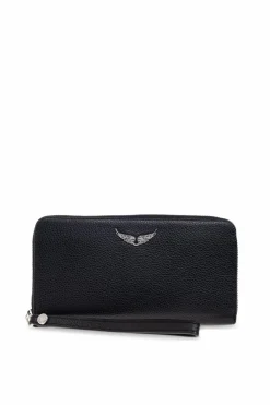 Zadig & Voltaire BLACK Leather wallet