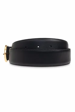 Zadig & Voltaire BLACK Leather belt `Rise`