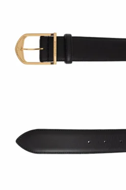 Zadig & Voltaire BLACK Leather belt `Rise`
