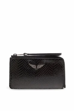 Zadig & Voltaire BLACK Leather card case
