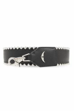 Zadig & Voltaire BLACK Leather bag strap