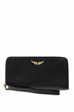 Zadig & Voltaire BLACK Leather wallet