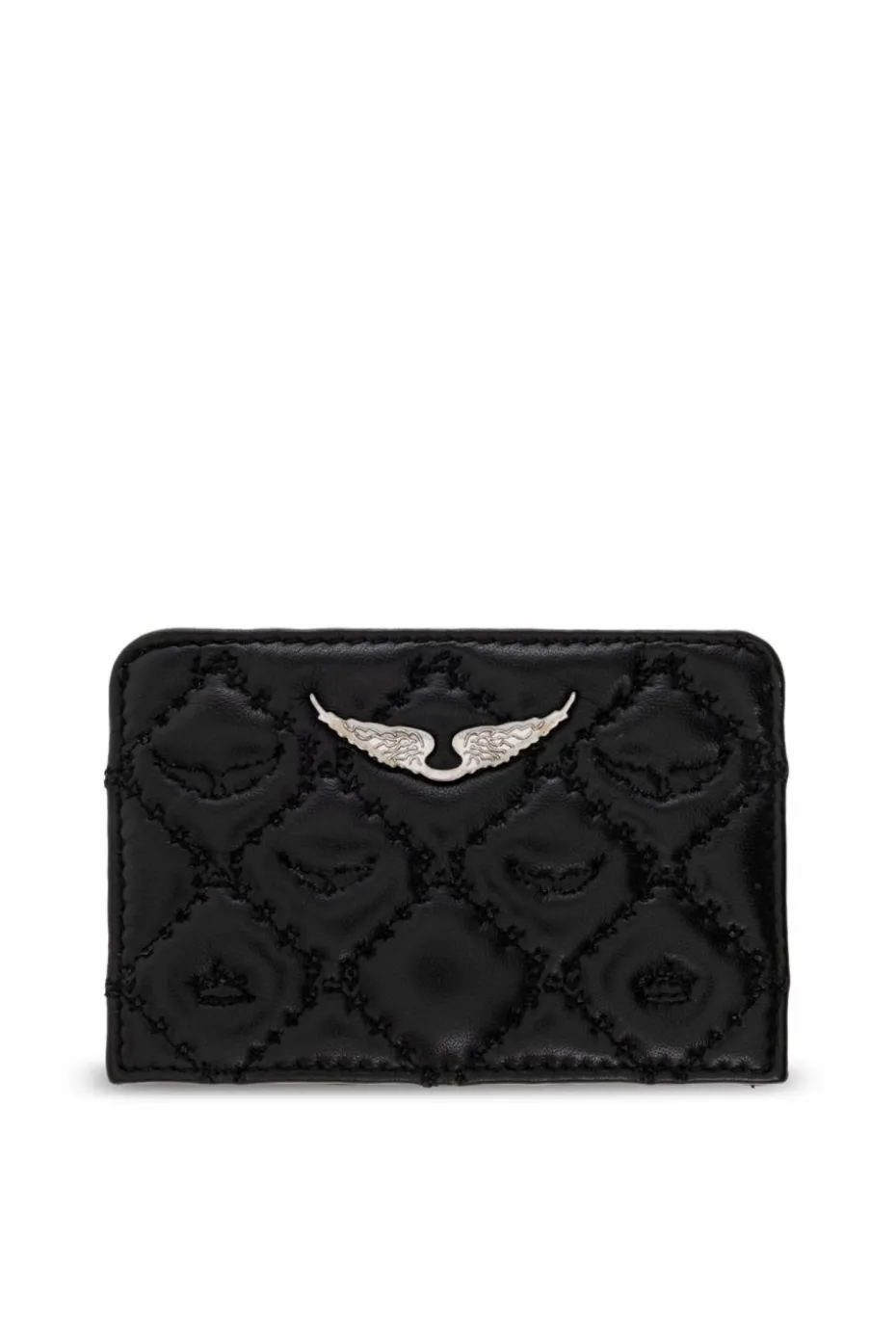 Zadig & Voltaire BLACK Quilted card holder