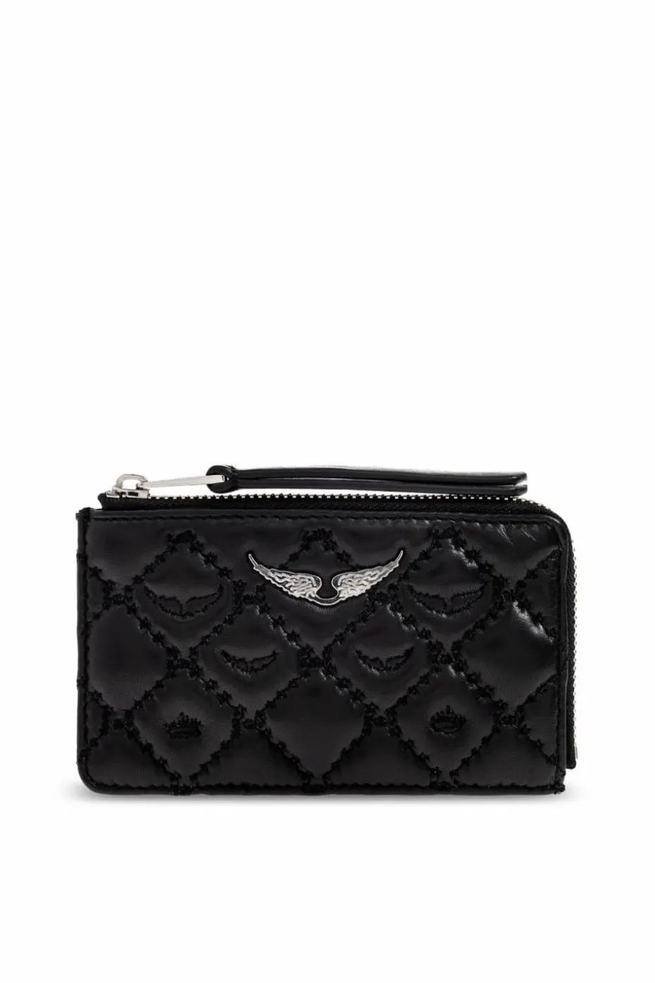 Zadig & Voltaire BLACK Quilted leather wallet