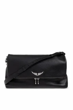 Zadig & Voltaire BLACK Shoulder bag with logo