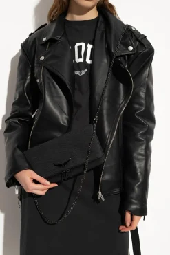 Zadig & Voltaire BLACK Shoulder bag with logo