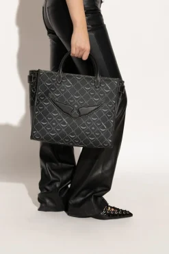 Zadig & Voltaire BLACK Shopper bag "Angel"