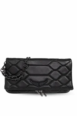 Zadig & Voltaire BLACK Shoulder Bag 'Rock'