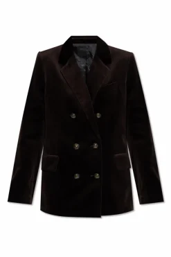 Zadig & Voltaire BROWN Velvet blazer "Vaska"