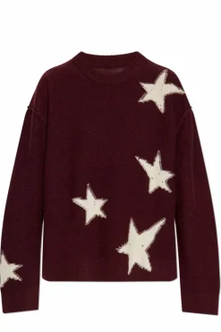 Zadig & Voltaire BURGUNDY Sweater `Markuz`