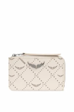 Zadig & Voltaire cream Card holder