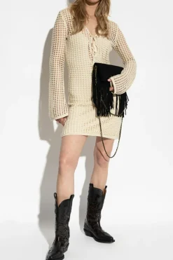 Zadig & Voltaire cream Dress `Ranyra`