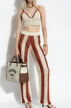 Zadig & Voltaire cream "Pia" pants