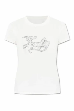 Zadig & Voltaire cream T-shirt with logo