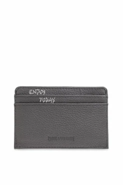 Zadig & Voltaire GREY Leather card holder
