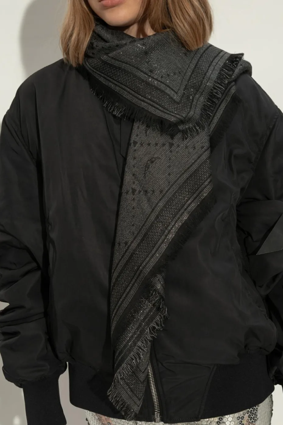 Zadig & Voltaire GREY Scarf Glenn