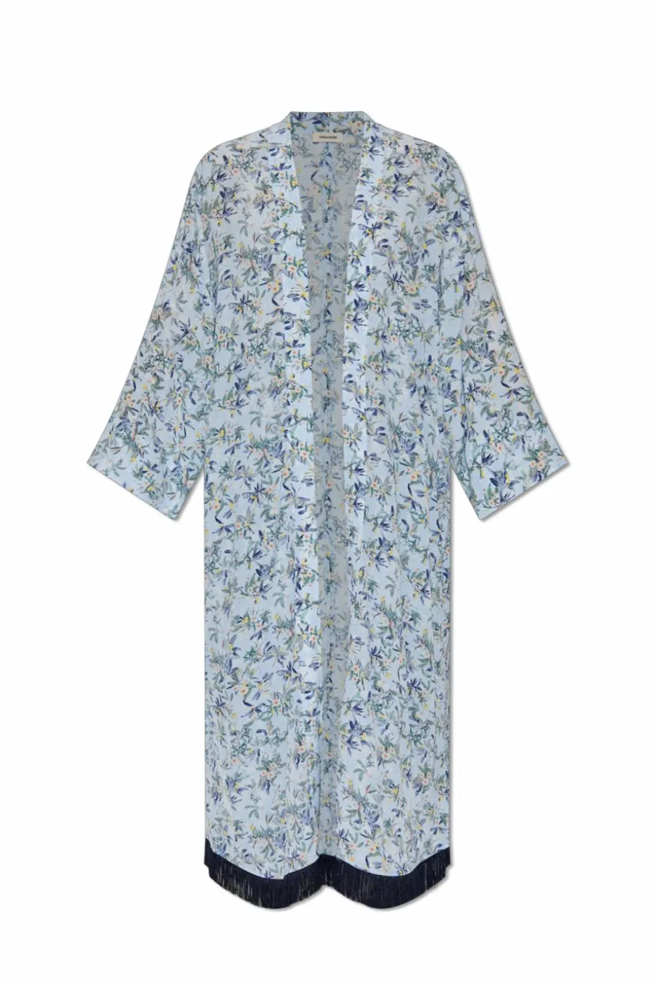 Zadig & Voltaire light blue Kimono with floral motif
