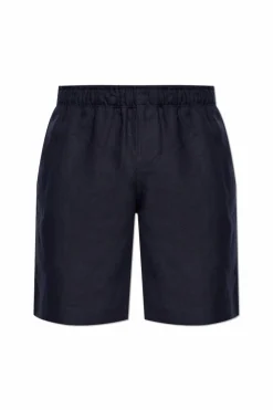 Zadig & Voltaire NAVY BLUE Linen shorts