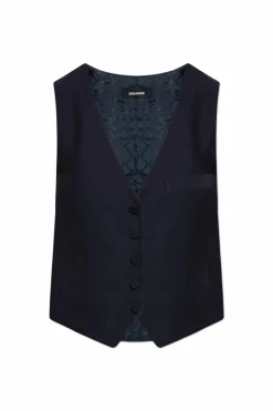 Zadig & Voltaire NAVY BLUE Vest āEmauxā