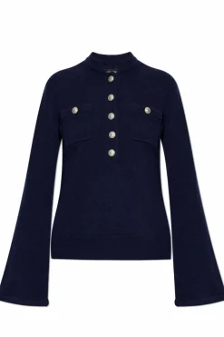 Zadig & Voltaire NAVY BLUE Wool sweater