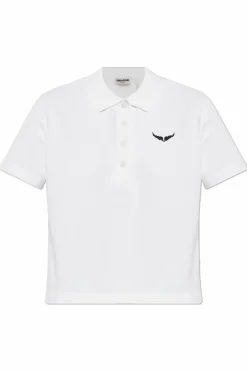 Zadig & Voltaire WHITE Polo "Mirta"