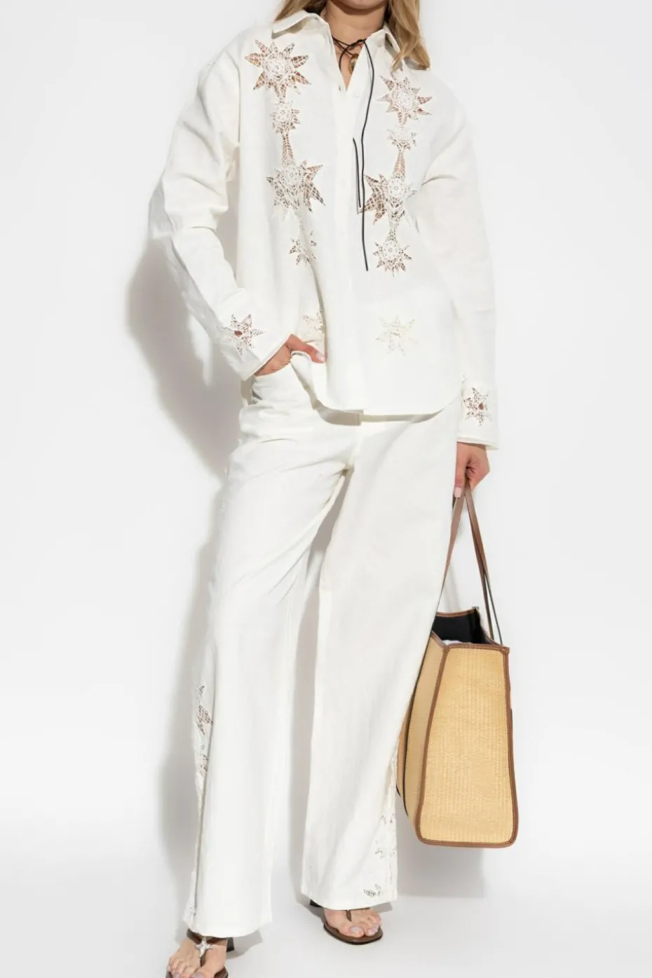 Zadig & Voltaire WHITE Trousers "Elfy"